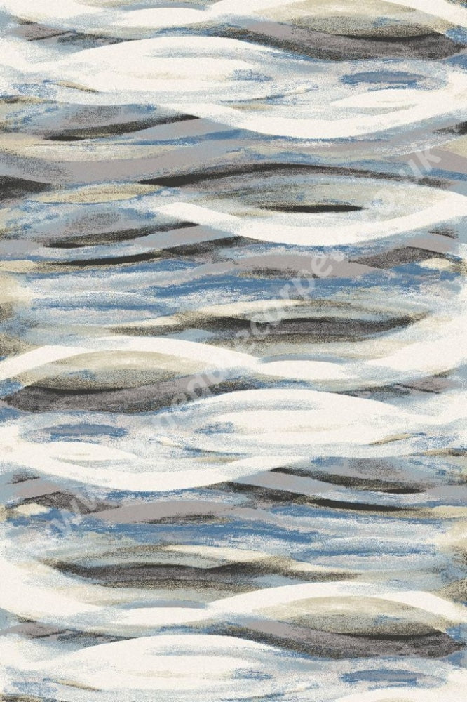 Agnella Rugs Agnus MIKA Light Blue - 100% New Zealand Wool - Free Delivery