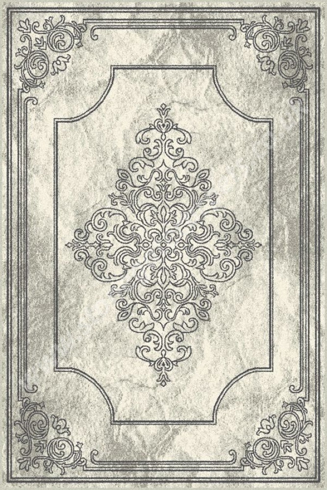 Agnella Rugs Isfahan M Astan Grey - 100% New Zealand Wool Free Delivery Rug