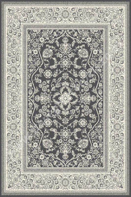 Agnella Rugs Isfahan M Kalista Grey - 100% New Zealand Wool Free Delivery Rug