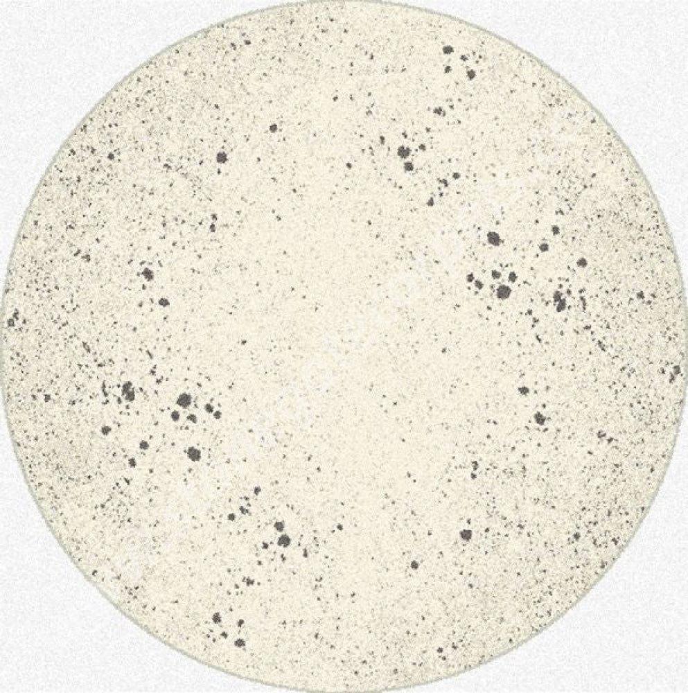 Agnella Rugs Isfahan M Sean Alabaster Circle - 100% New Zealand Wool Free Delivery Rug