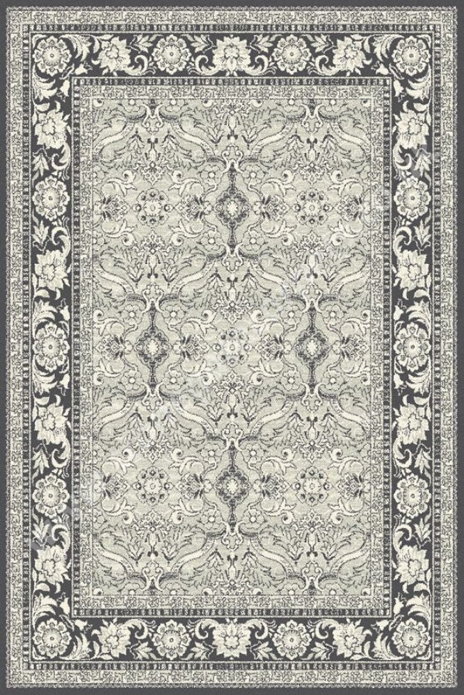 Agnella Rugs Isfahan M Seul Graphite - 100% New Zealand Wool Free Delivery Rug