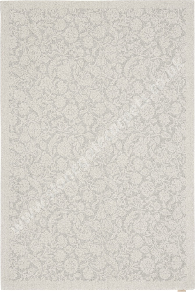 Agnella Rugs Noble Alulala Light Grey - 100% Undyed British Wool Free Delivery Rug