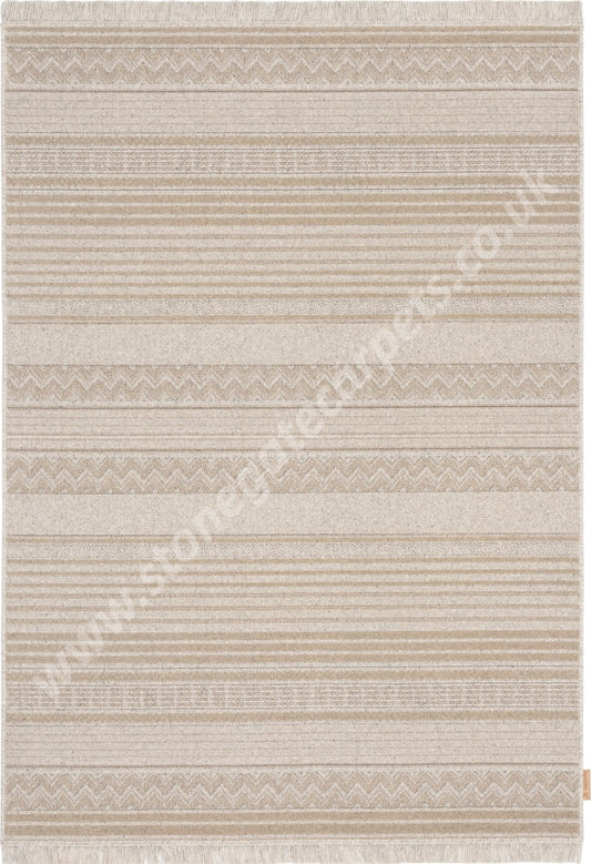 Agnella Rugs Noble Oni Light Beige - 100% Undyed British Wool Free Delivery Rug
