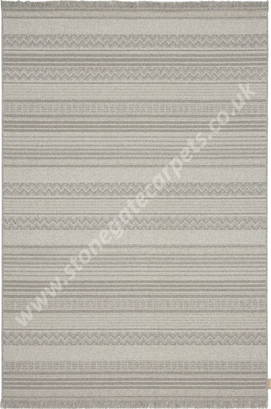 Agnella Rugs Noble Oni Light Grey - 100% Undyed British Wool Free Delivery Rug