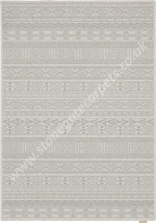 Agnella Rugs Noble Pera Light Grey - 100% Undyed British Wool Free Delivery Rug