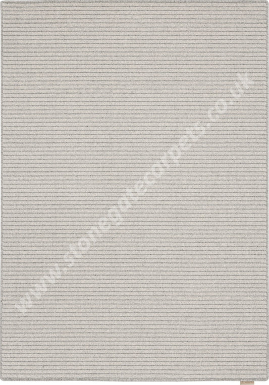 Agnella Rugs Noble Ruti Light Grey - 100% Undyed British Wool Free Delivery Rug