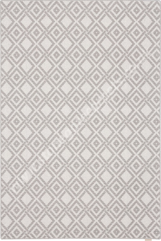 Agnella Rugs Noble Wiko Light Grey - 100% Undyed British Wool Free Delivery Rug