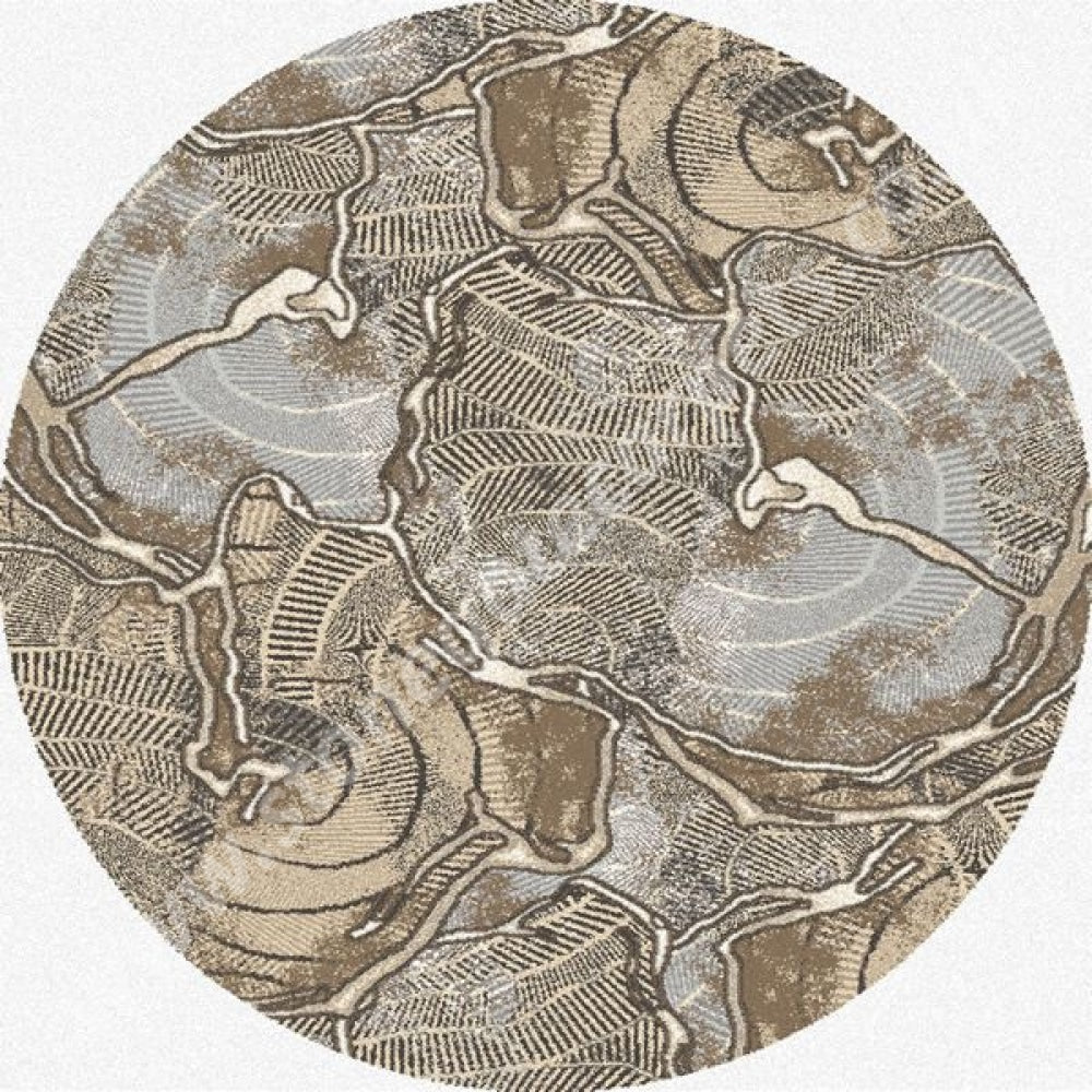 Agnella Rugs Tempo Natural Vein Beige Circle - 100% Undyed British Wool Free Delivery Rug