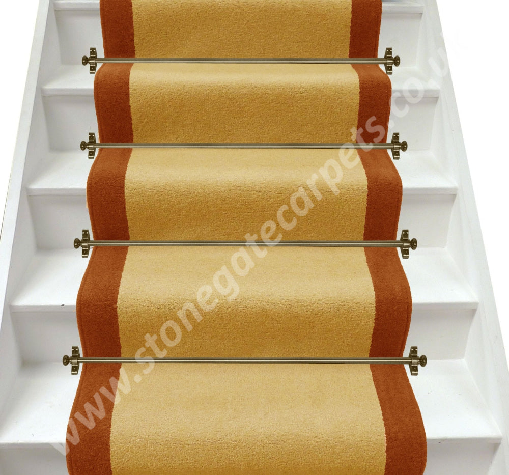Ulster Carpets Ulster Velvet Honey Gold & Red Setter Runner (Per Linear Metre)