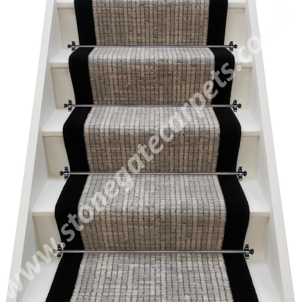 Axminster Carpets Hazy Days Annalise Rushley Nomad & True Velvet Jet Stair Runner (Per Linear Metre) VERY LOW STOCK