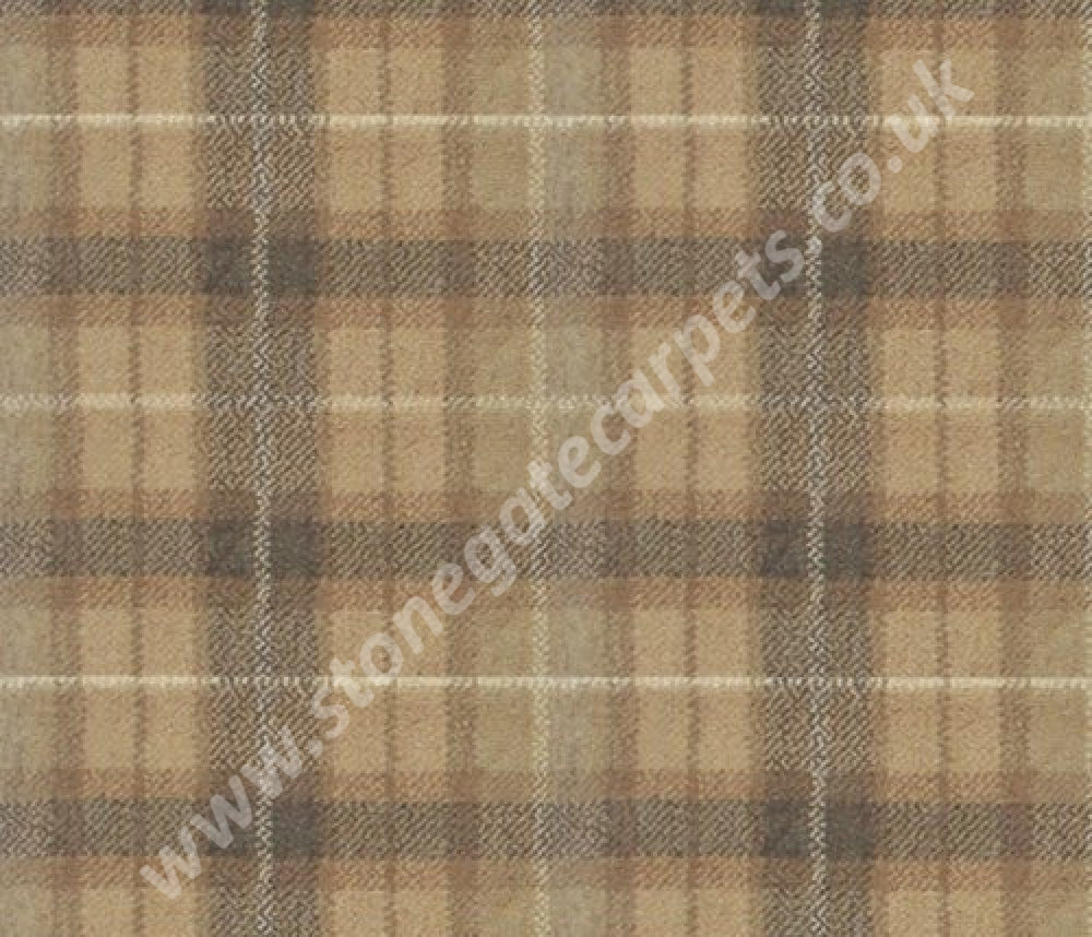 Axminster Carpets Natural Plaid Beechwood 147/14030 Carpet Remnant