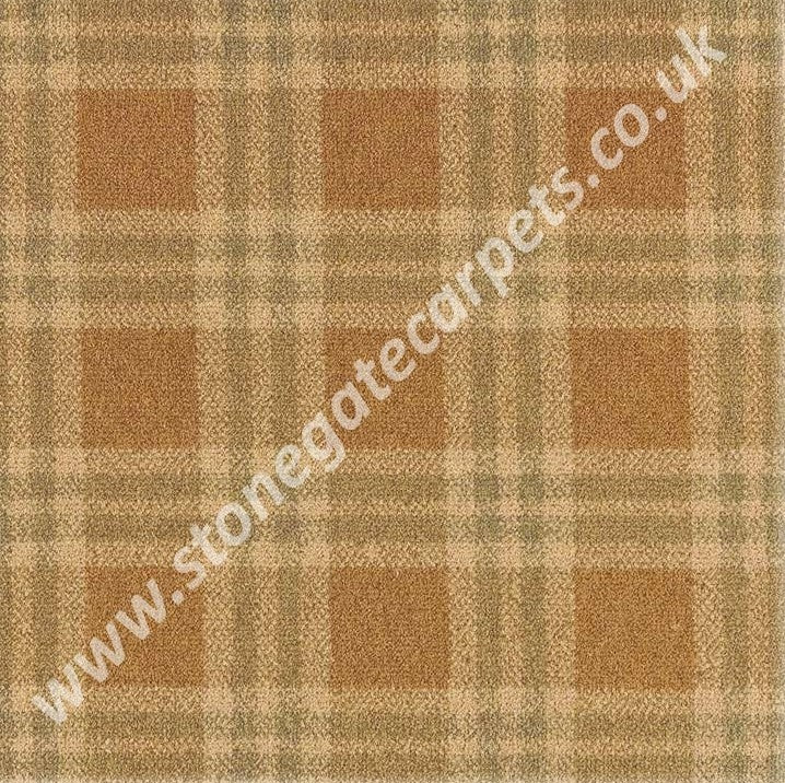 Brintons Carpets Abbotsford Lewis Plaid Carpet Remnant