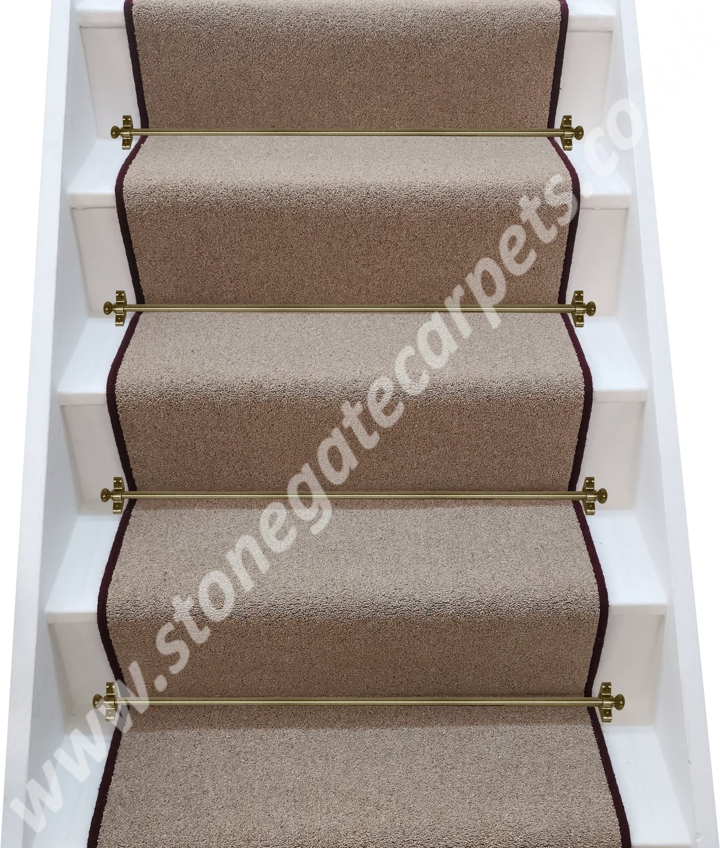 Brintons Carpets Bell Twist Italian Mocha Stair Runner (Per Linear Metre)