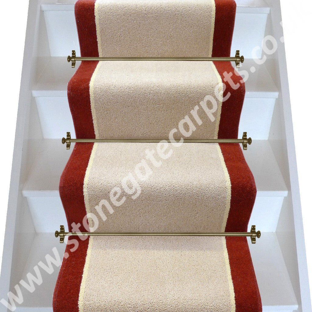 Brintons Carpets Bell Twist Moccasin Sandstorm Salsa Stair Runner (per M)