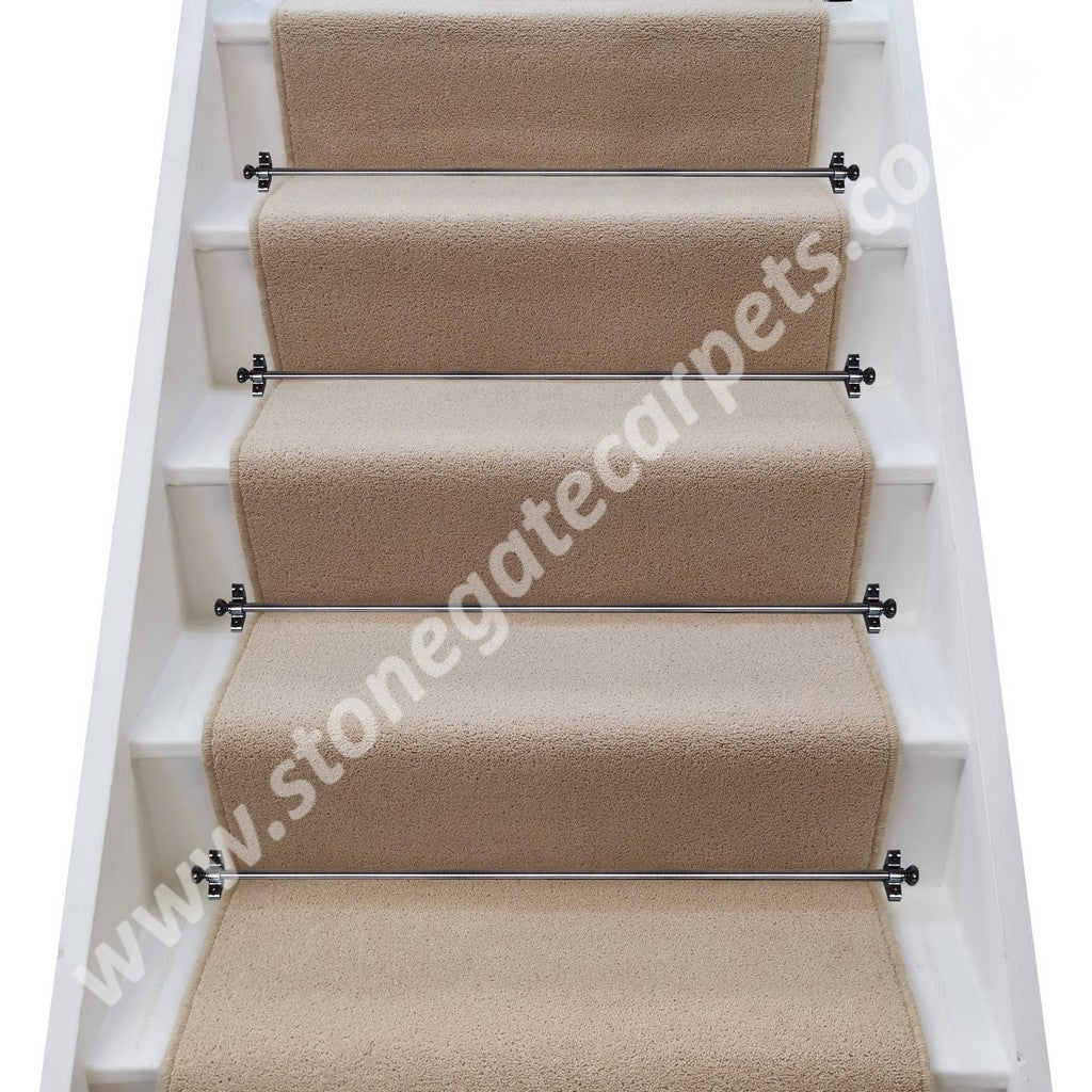 Brintons Carpets Bell Twist York Stone Stair Runner (Per Linear Metre)