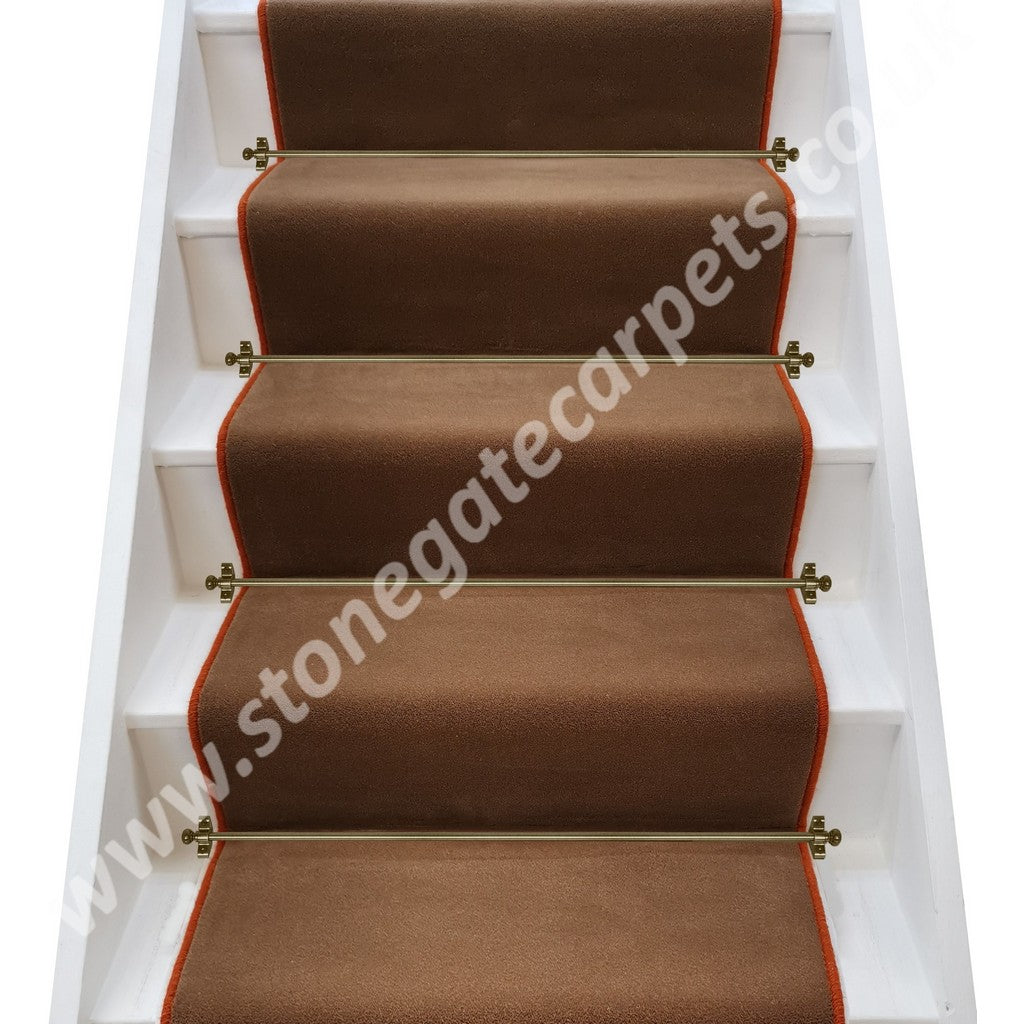 Brintons Carpets Majestic Bourbon Stair Runner (Per Linear Metre)