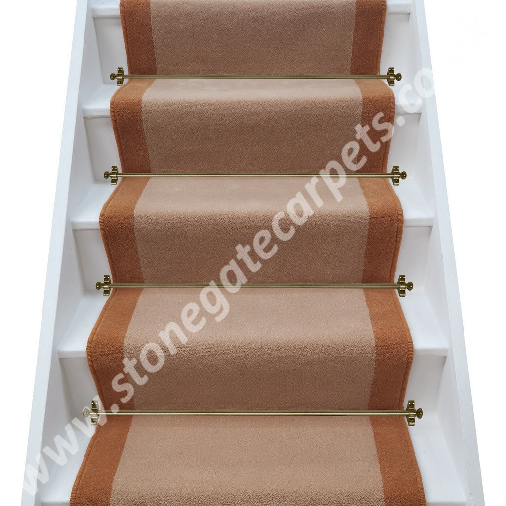 Brintons Carpets Majestic Desert & Tuscana Stair Runner (Per Linear Metre)