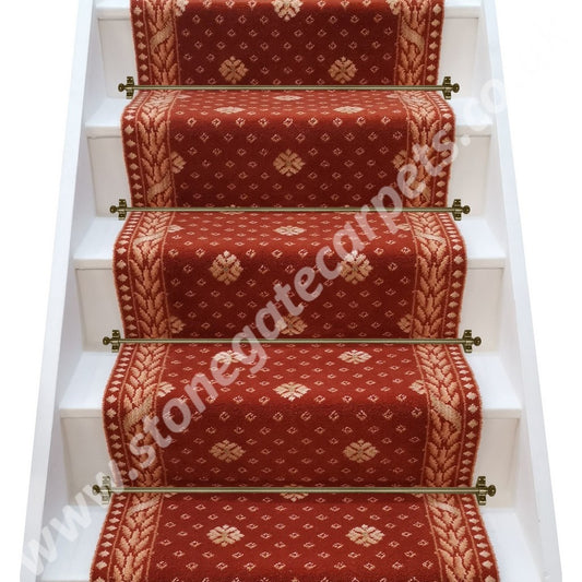 Brintons Carpets Marquis Consort Orange Flake Stair Runner (per M)