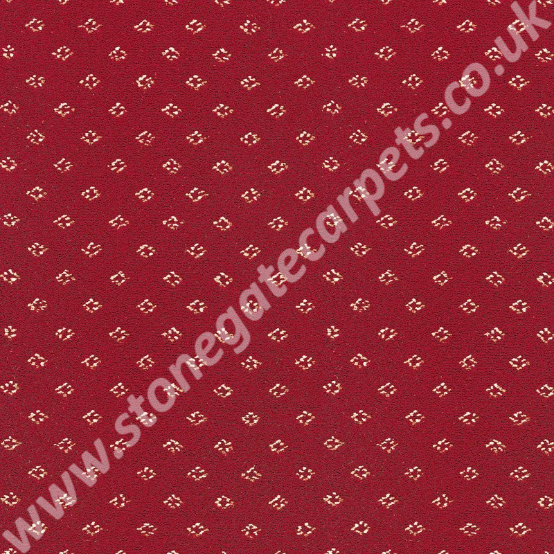 Brintons Carpets Marquis Statesman Rust Diamond Carpet Remnant 37/14827