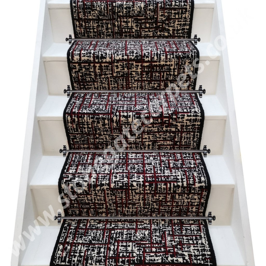 Brintons Carpets Quickweave Retro City Stair Runner (Per Linear Metre)