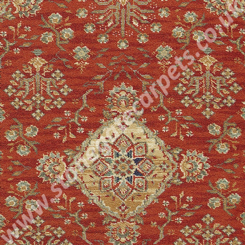 Brintons Carpets Renaissance Amber Kashan Carpet Remnant 17/20674
