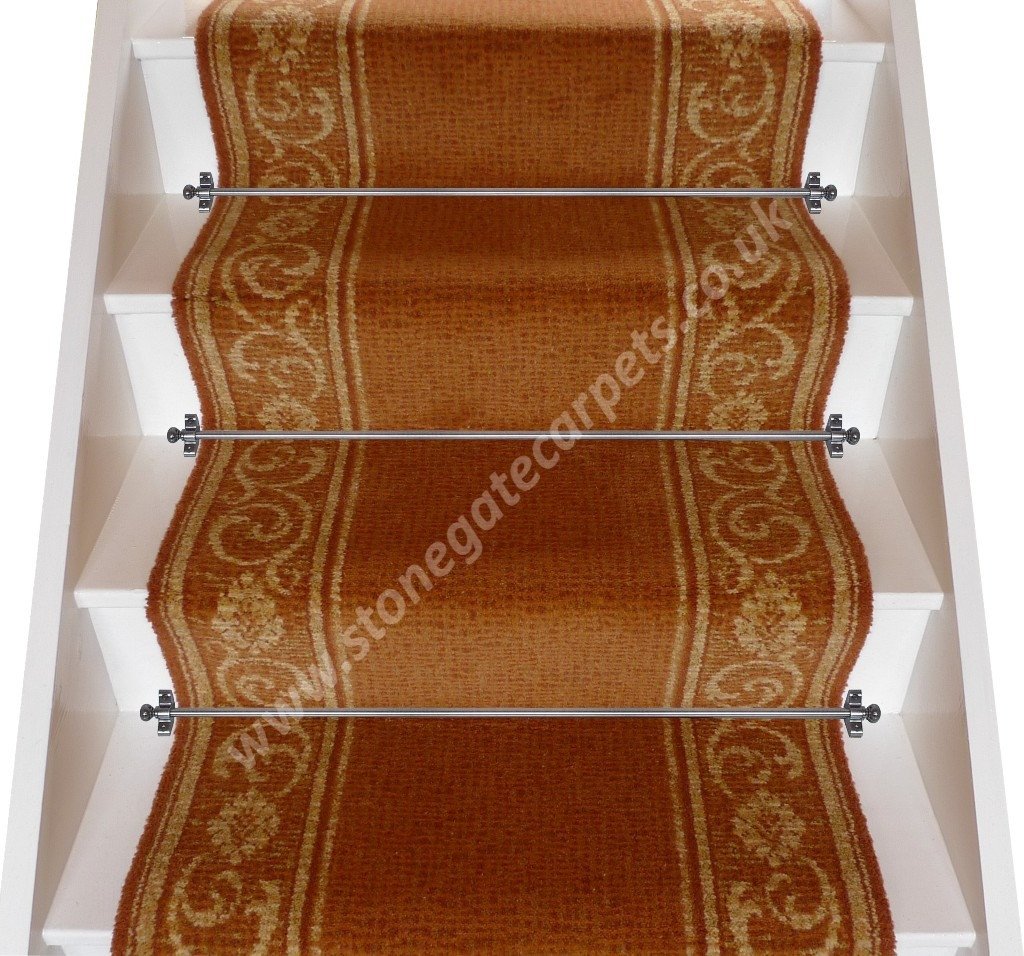 Brintons Carpets Renaissance Rochetta Sienna Stair Runner - 2.95mt ONLY. PRICE IS FOR WHOLE PIECE