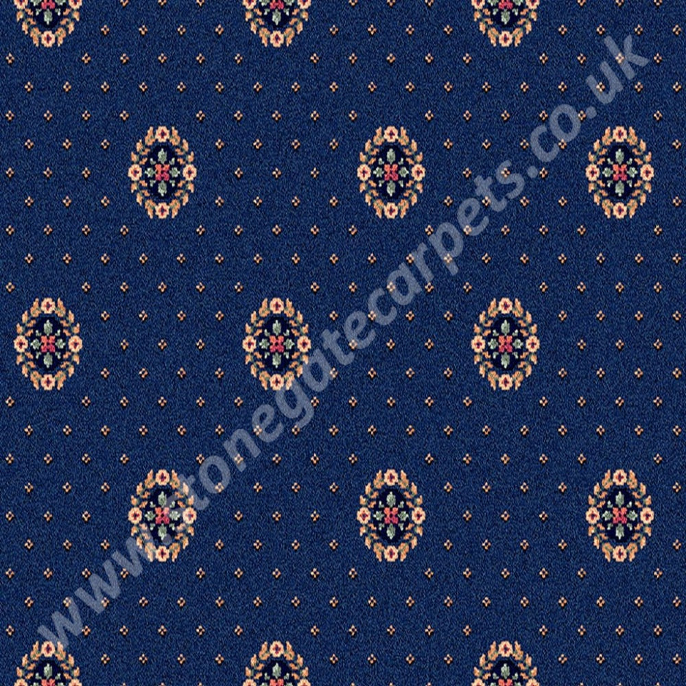 Ulster Carpets Sheriden Cameo Royal Blue 52/2461 (Please Call For Per M² Cost)
