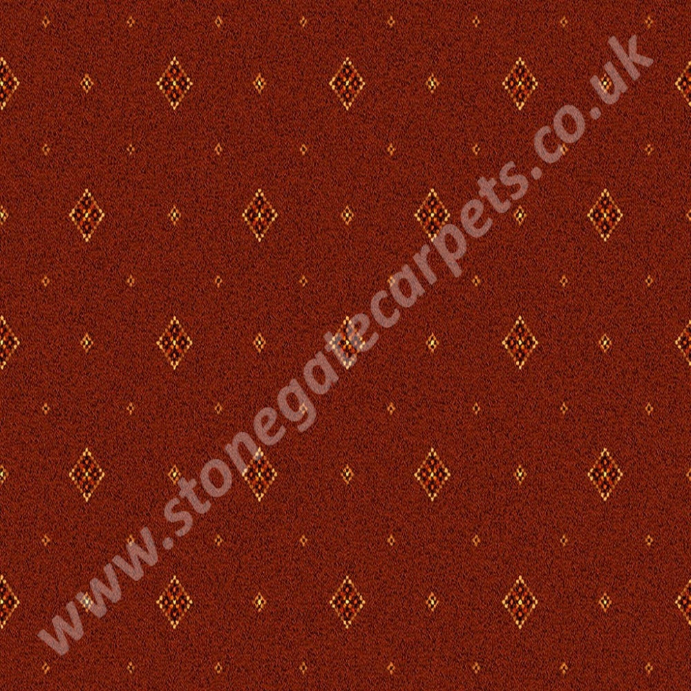 Ulster Carpets Tazmin Motif Sienna 23/2628 (Please Call For Per M² Cost)