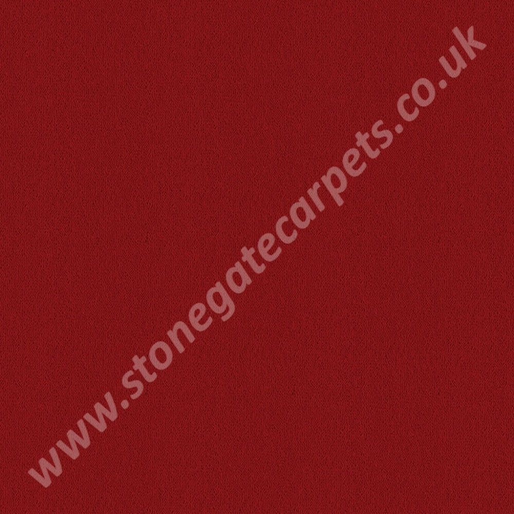 Ulster Carpets Velvet Imperial Red W8830 (Please Call For Per M² Cost)