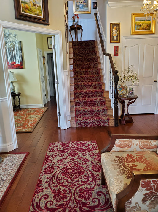 Axminster Carpets Medici Ruby Damask