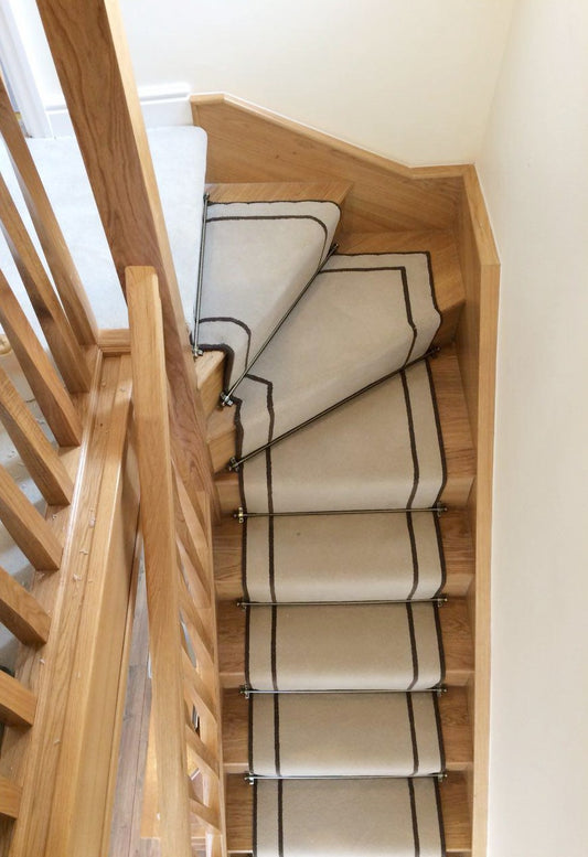 The quality of the stair runner is exceptional I can't recommend them enough....