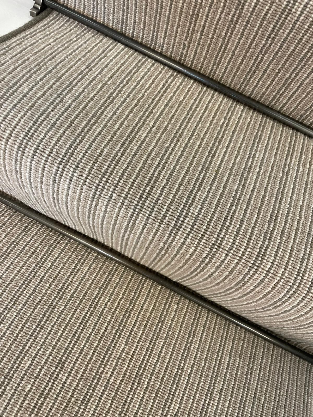 Ulster Carpets Laneve Wellington Stripe Linnet Stair Runner (Per Linear Metre)