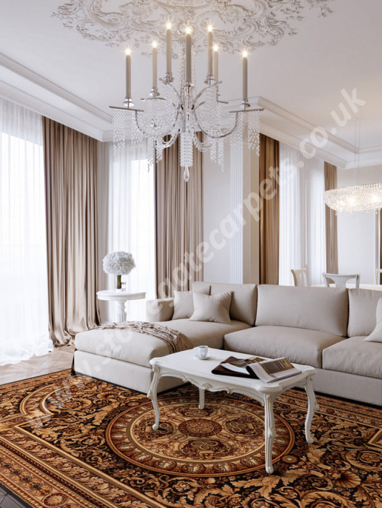 Agnella Rugs Agnus EGON Black - 100% New Zealand Wool - Free Delivery