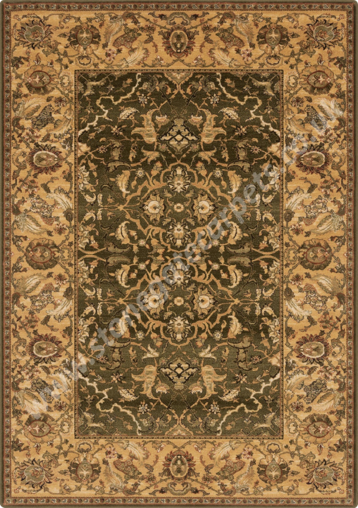 Agnella Rugs Agnus HETMAN Olive - 100% New Zealand Wool - Free Delivery