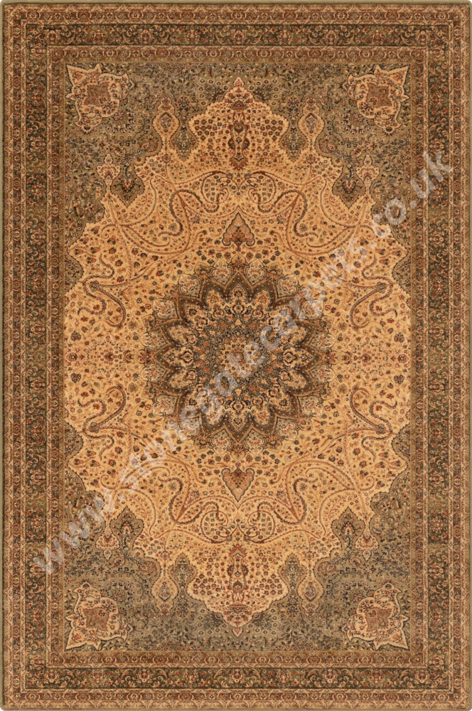 Agnella Rugs Agnus NAMAK Olive - 100% New Zealand Wool - Free Delivery