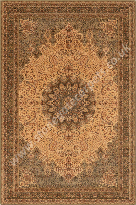 Agnella Rugs Agnus NAMAK Olive - 100% New Zealand Wool - Free Delivery