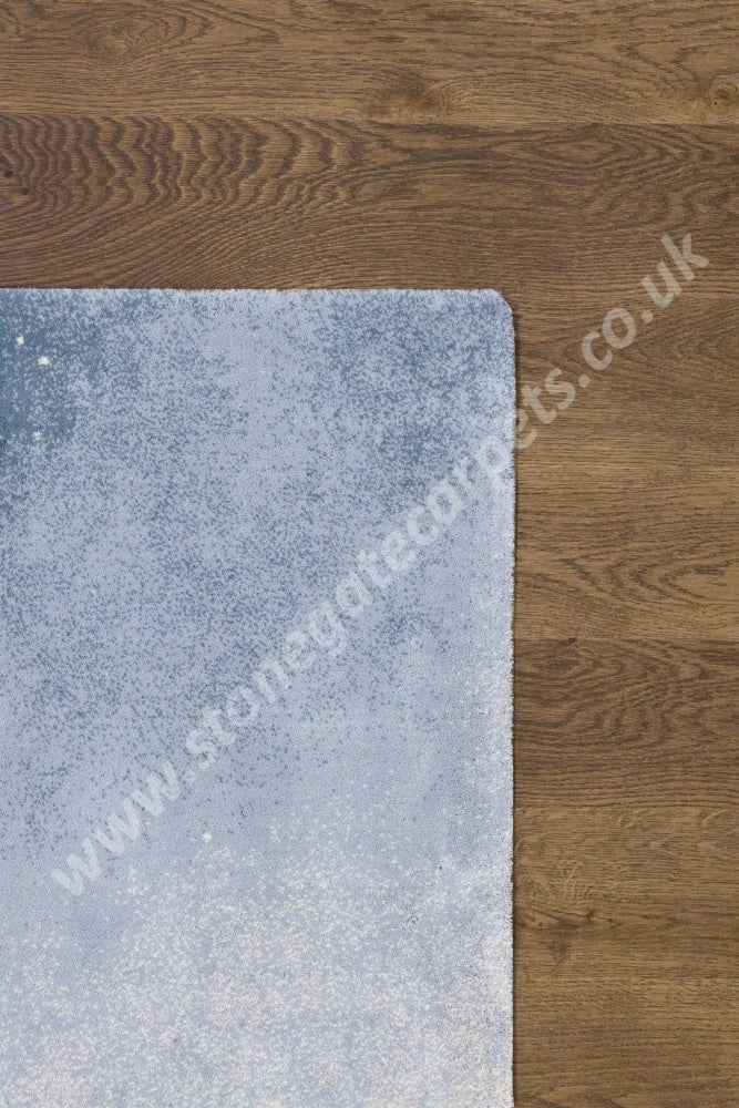 Agnella Rugs Agnus SFUMATO Blue - 100% New Zealand Wool - Free Delivery