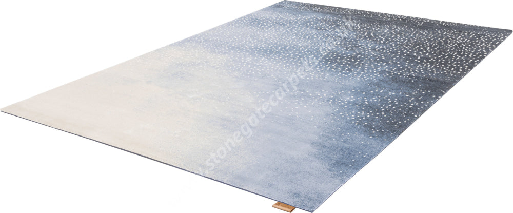 Agnella Rugs Agnus SFUMATO Blue - 100% New Zealand Wool - Free Delivery