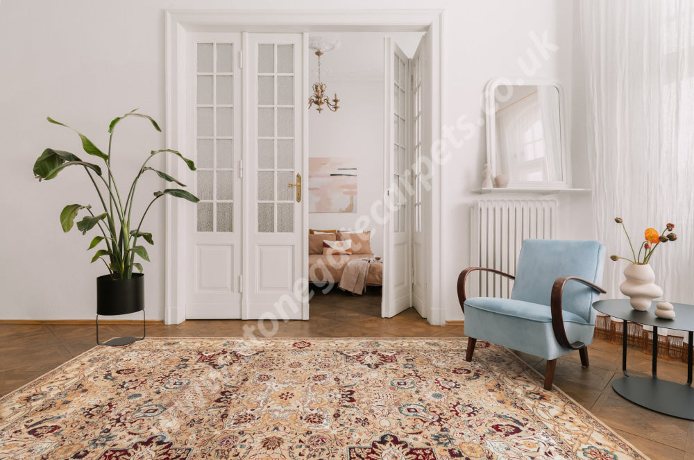 Agnella Rugs Agnus AIDA Light Beige - 100% New Zealand Wool - Free Delivery