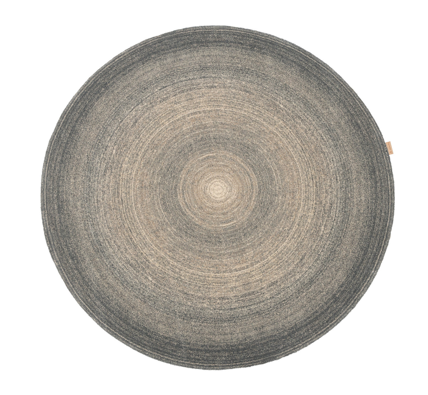 Agnella Rugs Calisia AIKO Light Grey Circle - 100% New Zealand Wool - Free Delivery