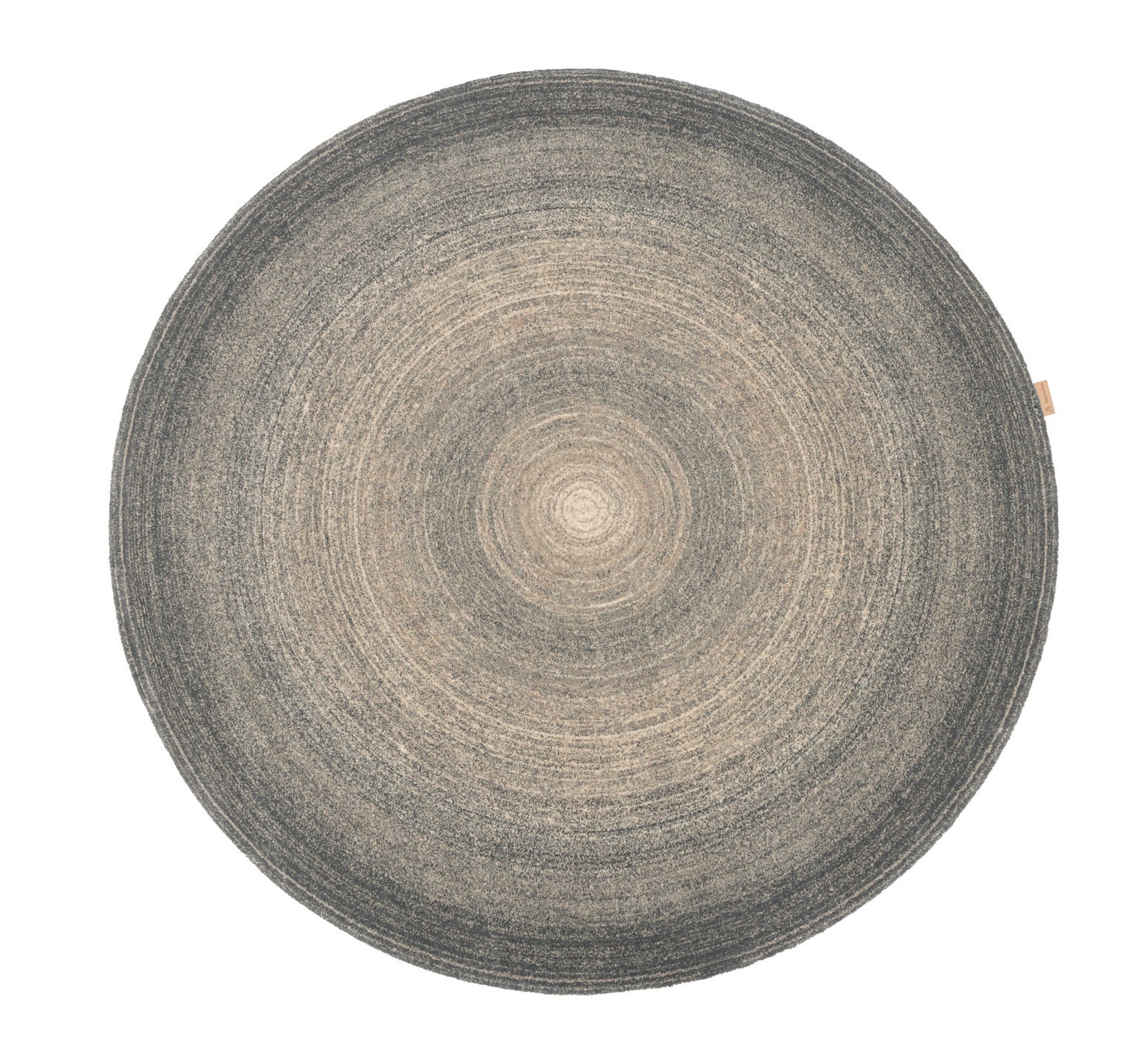 Agnella Rugs Calisia AIKO Light Grey Circle - 100% New Zealand Wool - Free Delivery