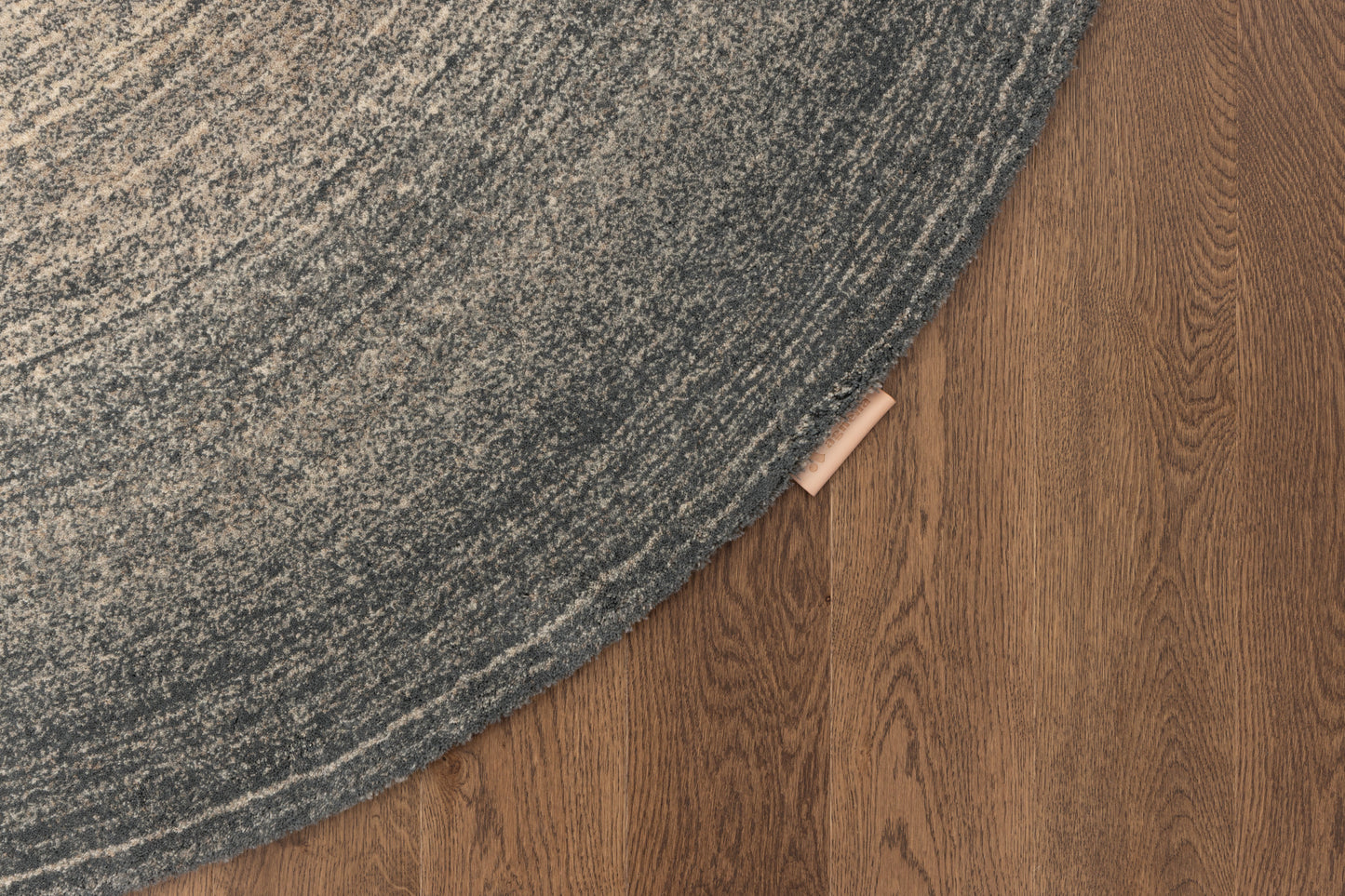 Agnella Rugs Calisia AIKO Light Grey Circle - 100% New Zealand Wool - Free Delivery