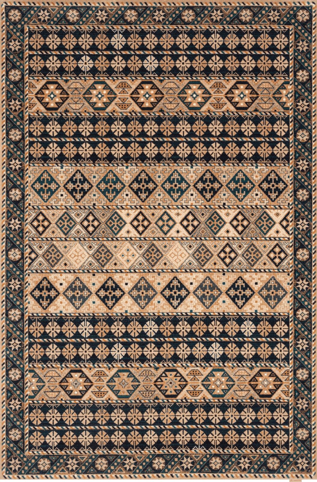 Agnella Rugs Design Discoveries V&A Collection ASTRID Dark Beige (Calisia Quality) - Free Delivery