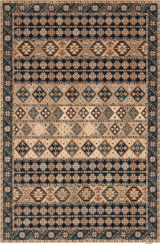 Agnella Rugs Design Discoveries V&A Collection ASTRID Dark Beige - Free Delivery