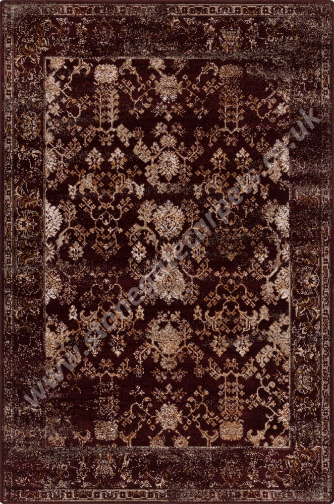 Agnella Rugs Ballata BEVI Mulberry - 80% Wool 20% Nylon - Free Delivery