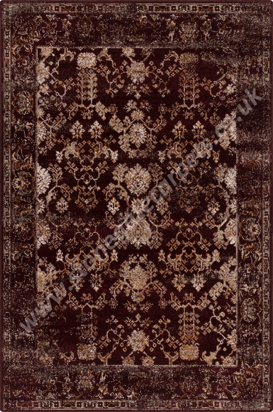 Agnella Rugs Ballata BEVI Mulberry - 80% Wool 20% Nylon - Free Delivery