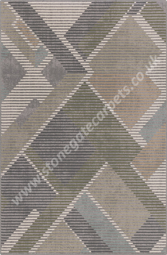 Agnella Rugs Ballata ELIAN Shale - 80% Wool 20% Nylon - Free Delivery