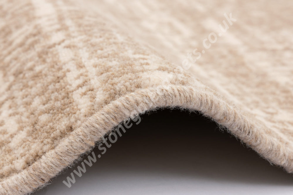 Agnella Rugs Ballata CORVO Beige - 100% Undyed Wool - Free Delivery