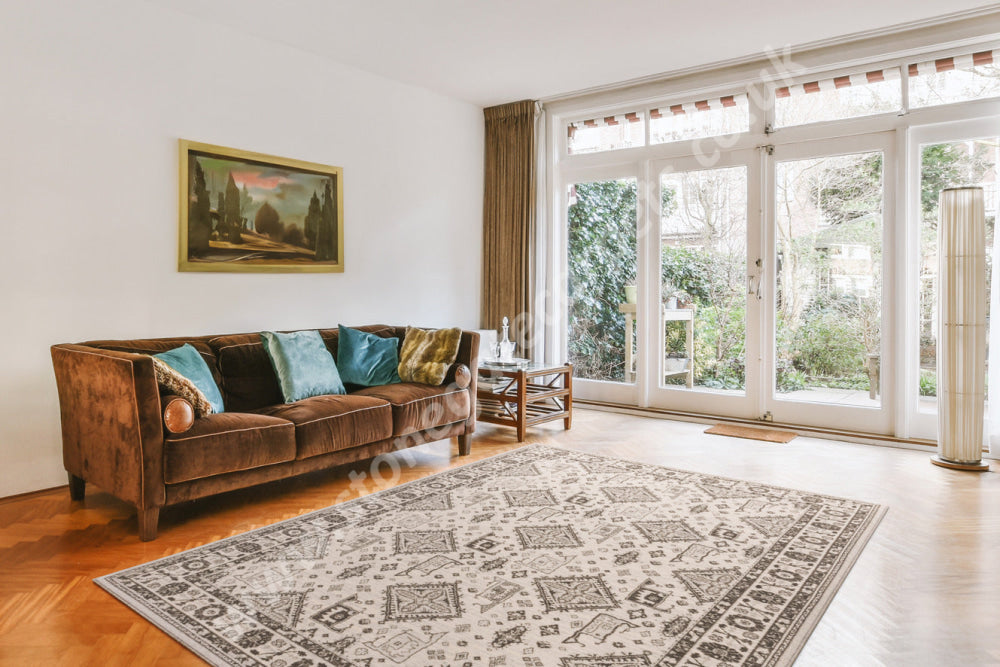 Agnella Rugs Ballata EMIVO Grey - 100% Undyed Wool - Free Delivery
