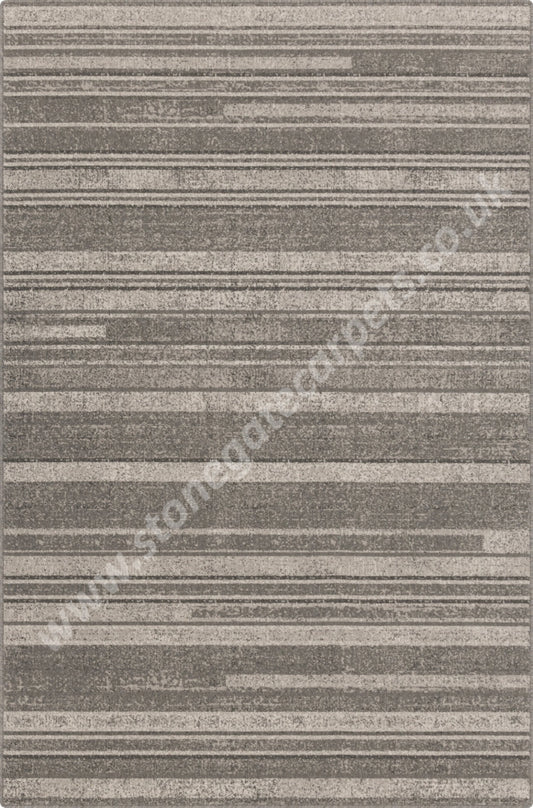 Agnella Rugs Ballata NIVRA Grey - 100% Undyed Wool - Free Delivery